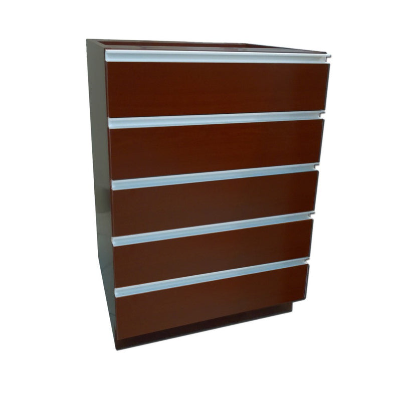 5 Drawer Prescription File Unit - Pharmacy Wood Undercounter