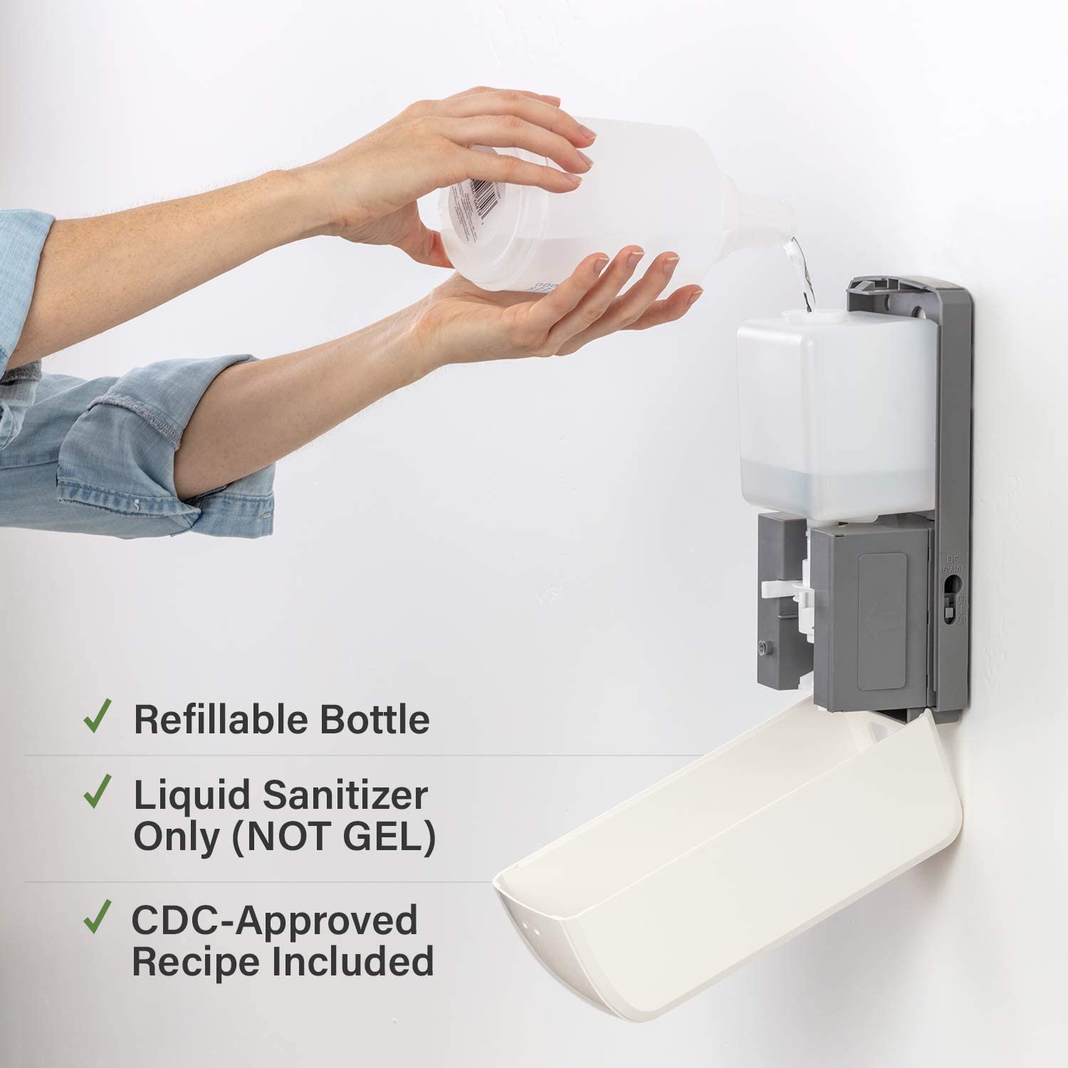 Sanitizer/Soap Dispenser + Stand