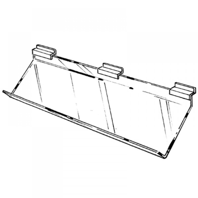 Angled Acrylic Shelf