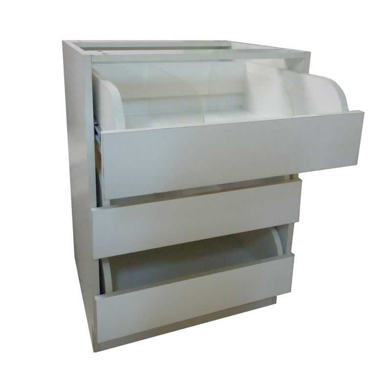 Bottle Dispenser Unit - Pharmacy Wood Undercounter