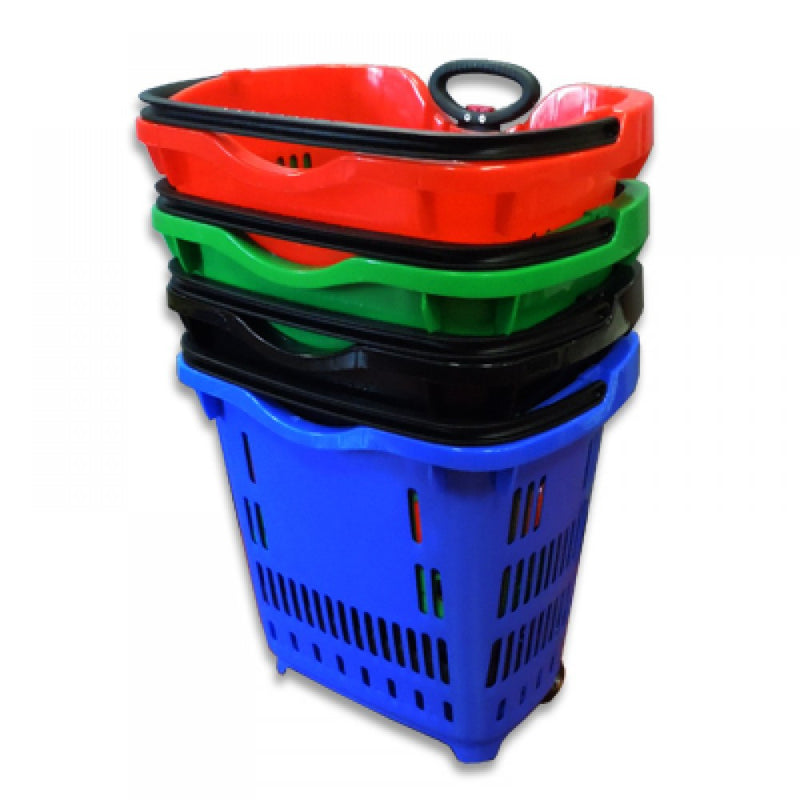 Large Shopping Baskets with 2 Wheels