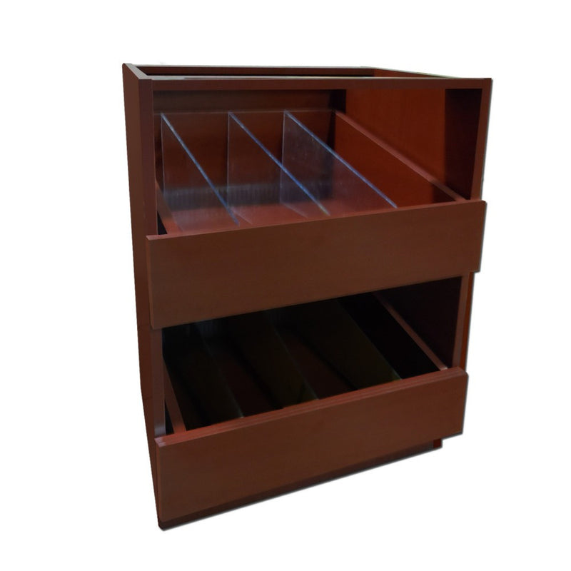 Vial Unit - Pharmacy Wood Undercounter