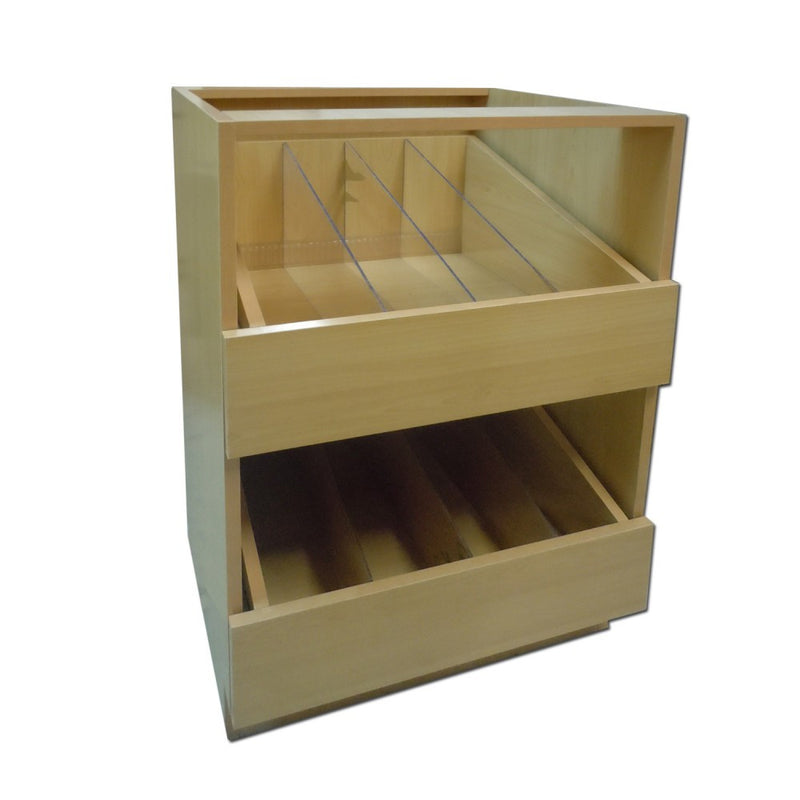 Vial Unit - Pharmacy Wood Undercounter