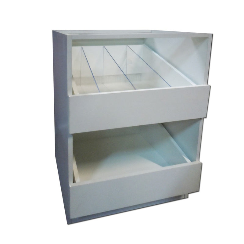 Vial Unit - Pharmacy Wood Undercounter